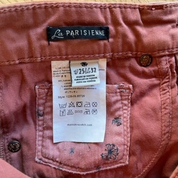 MAISON SCOTCH Amsterdams Blauw SKINNY JEANS  W25 L32 +  Maison Scotch WOVEN BELT - Picture 8 of 13